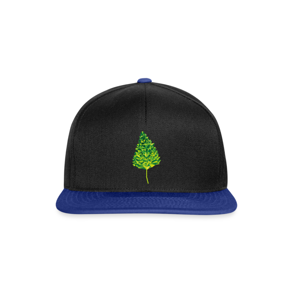 Das Blatt - Snapback Cap - Schwarz/Königsblau