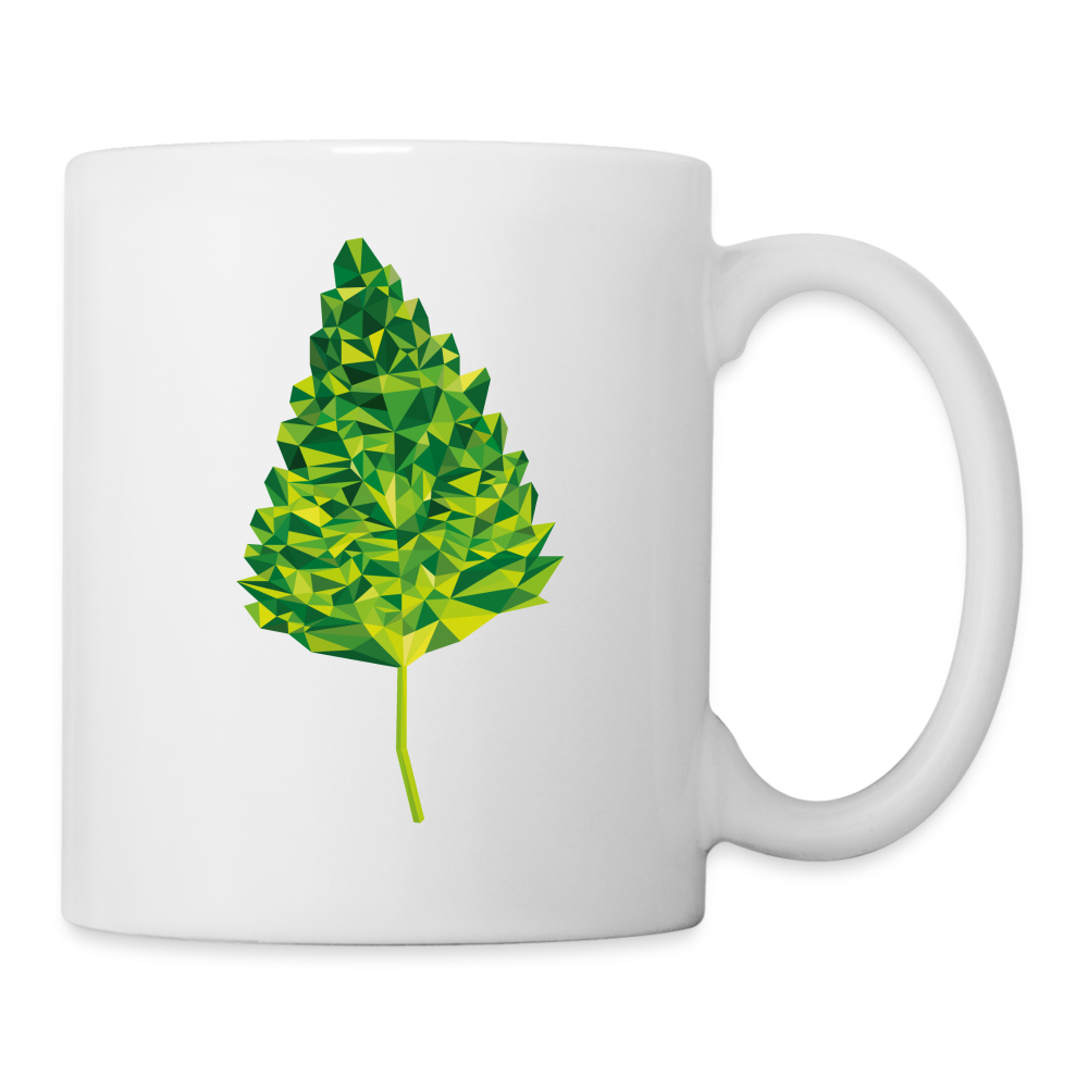 Das Blatt - Tasse 325 ml - weiß