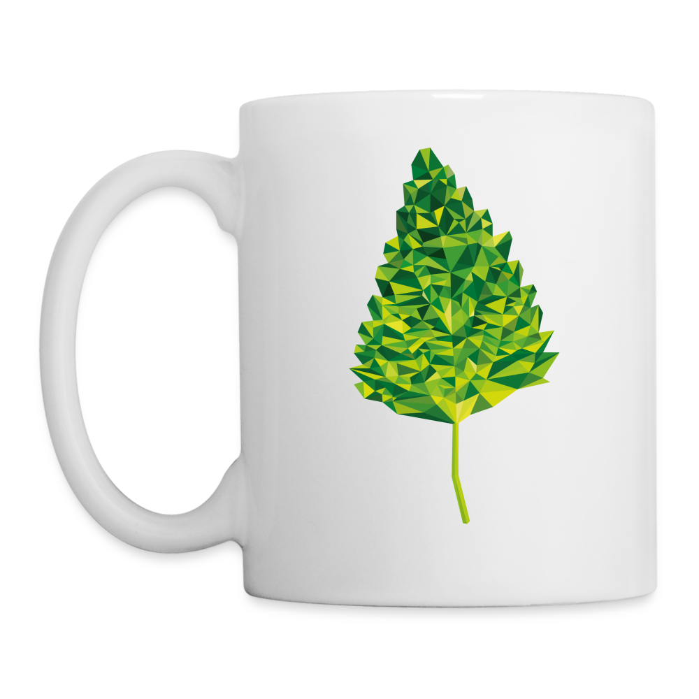 Das Blatt - Tasse 325 ml - weiß