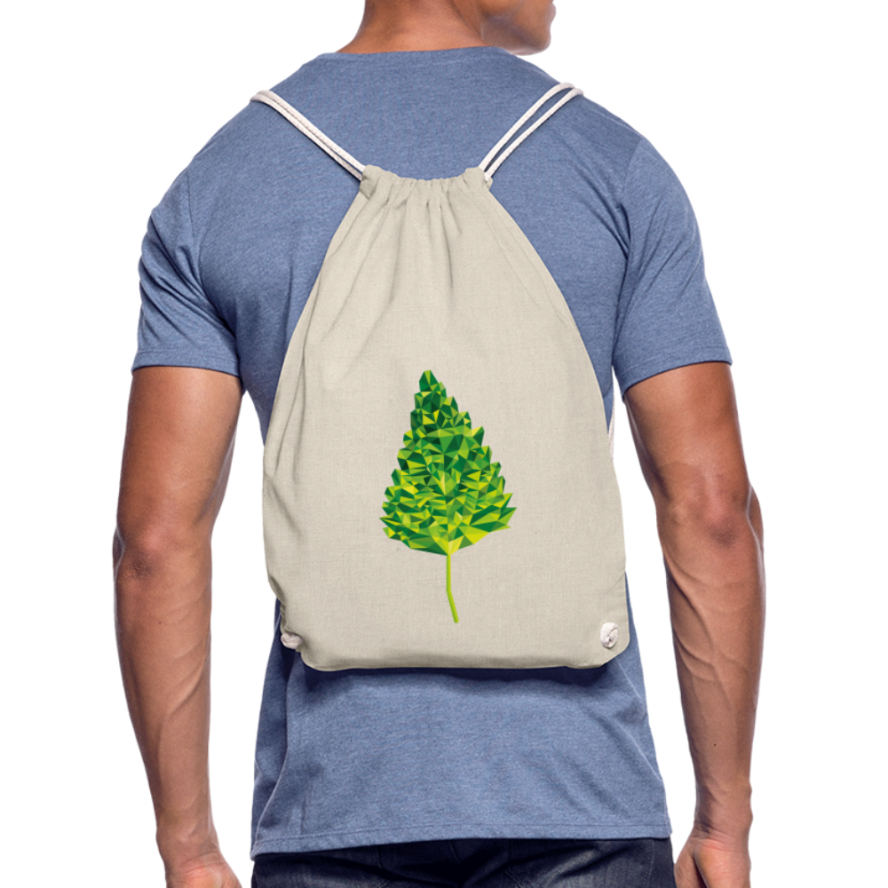 Das Blatt - Turnbeutel aus 100% Baumwolle - Natur