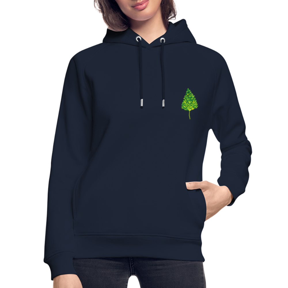 Das Blatt - Unisex Bio-Hoodie - Navy