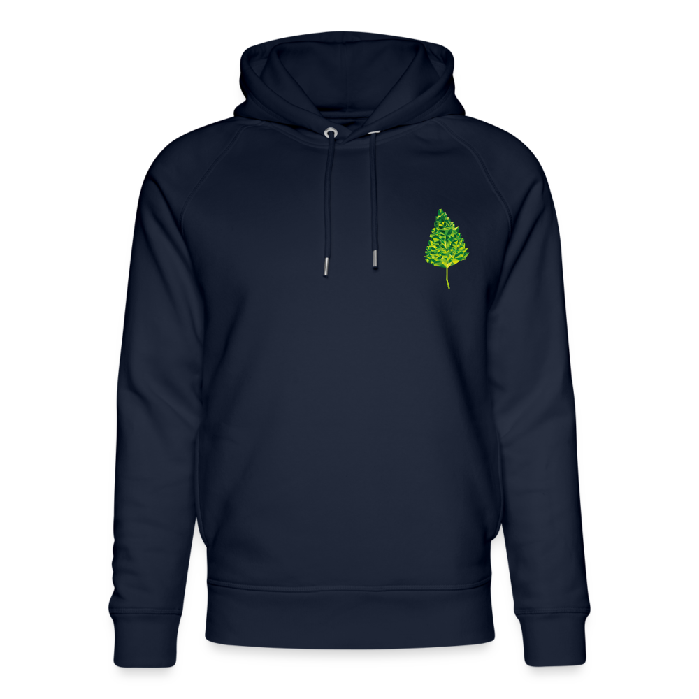 Das Blatt - Unisex Bio-Hoodie - Navy