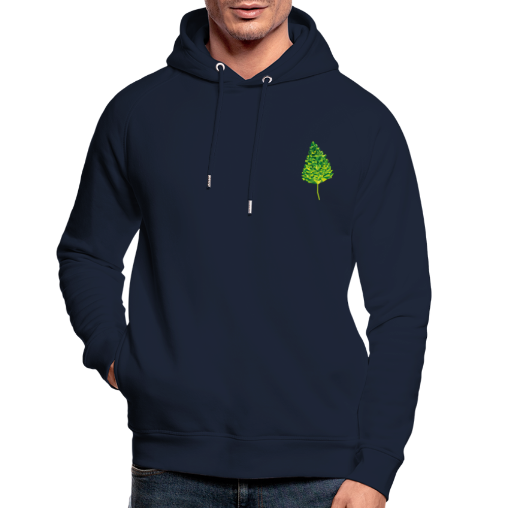Das Blatt - Unisex Bio-Hoodie - Navy