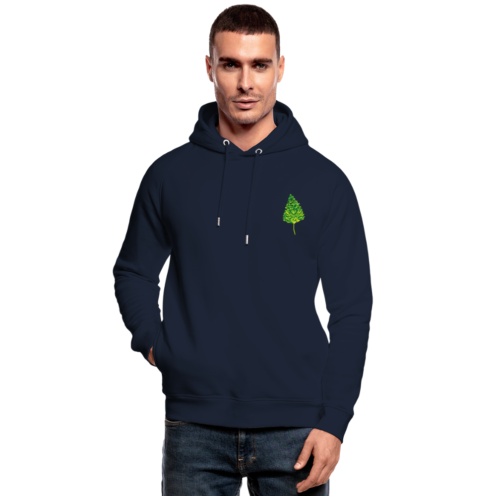 Das Blatt - Unisex Bio-Hoodie - Navy
