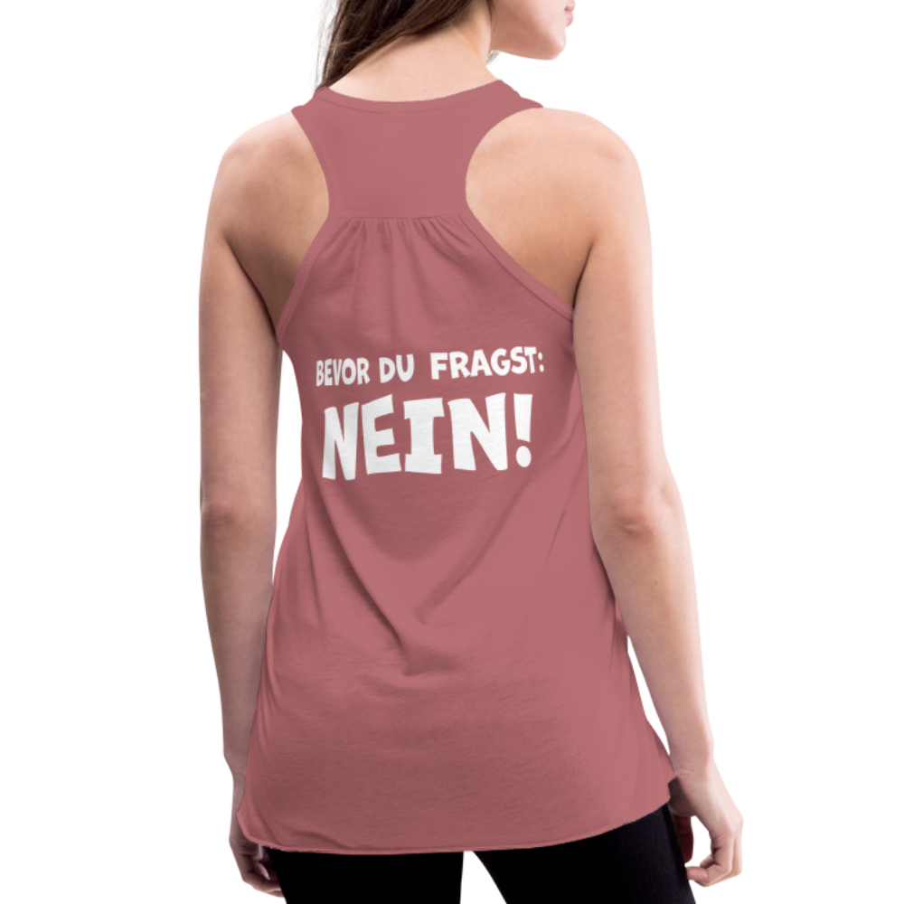 Bevor du fragst: NEIN! - Federleichtes Frauen Tank Top - Vintage Rosa