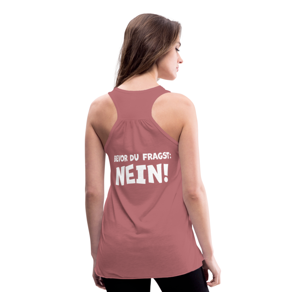 Bevor du fragst: NEIN! - Federleichtes Frauen Tank Top - Vintage Rosa