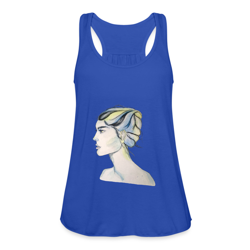 Portrait - Federleichtes Frauen Tank Top - Royalblau