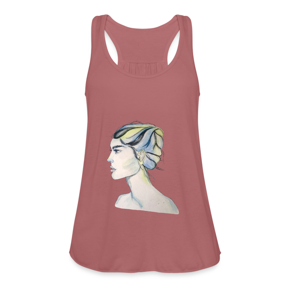 Portrait - Federleichtes Frauen Tank Top - Vintage Rosa