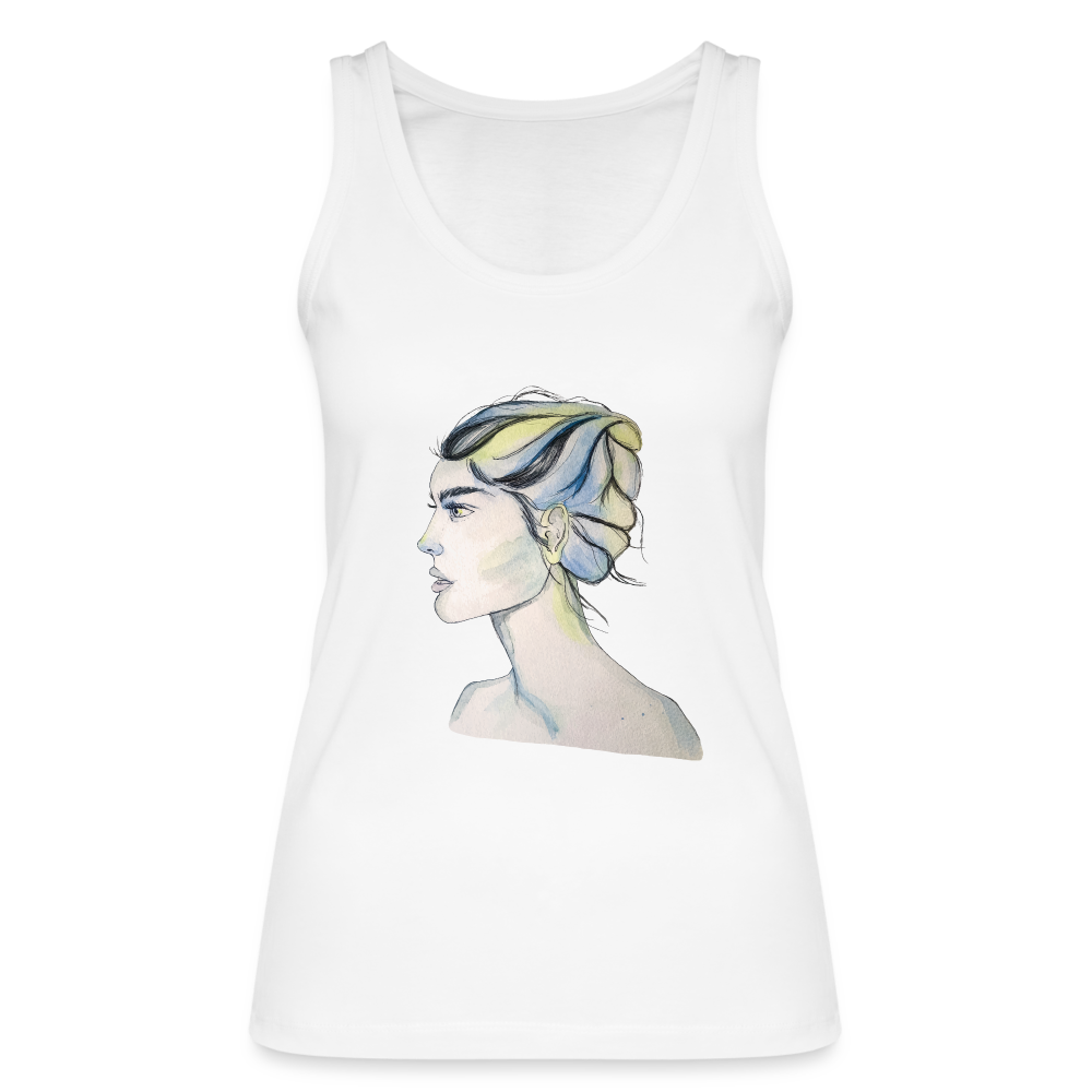 Portrait - Frauen Tank Top aus 100% Bio-Baumwolle - weiß