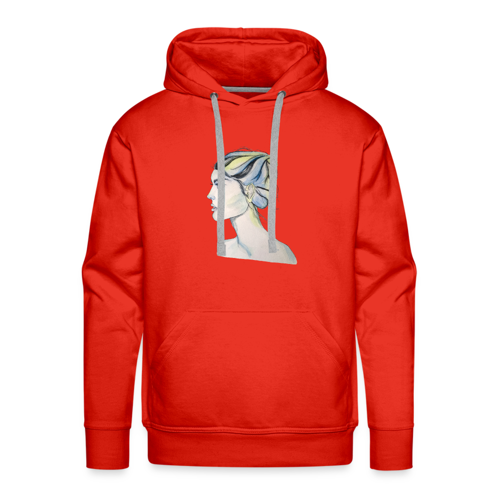Portrait - Männer Hoodie - Rot