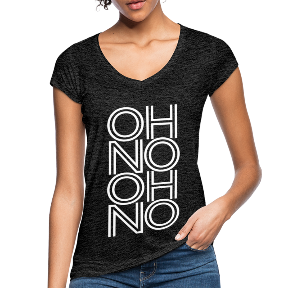 OH NO - Frauen Vintage T-Shirt - Anthrazit