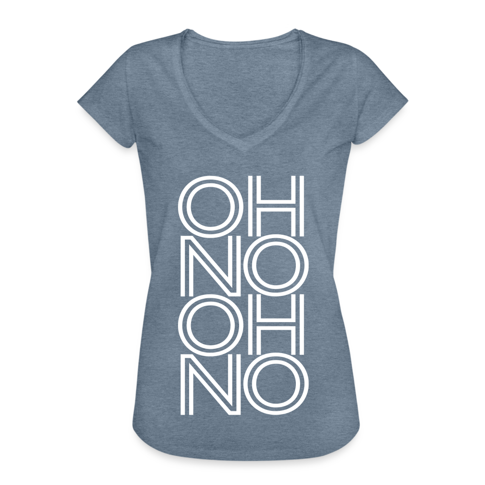 OH NO - Frauen Vintage T-Shirt - Vintage Denim
