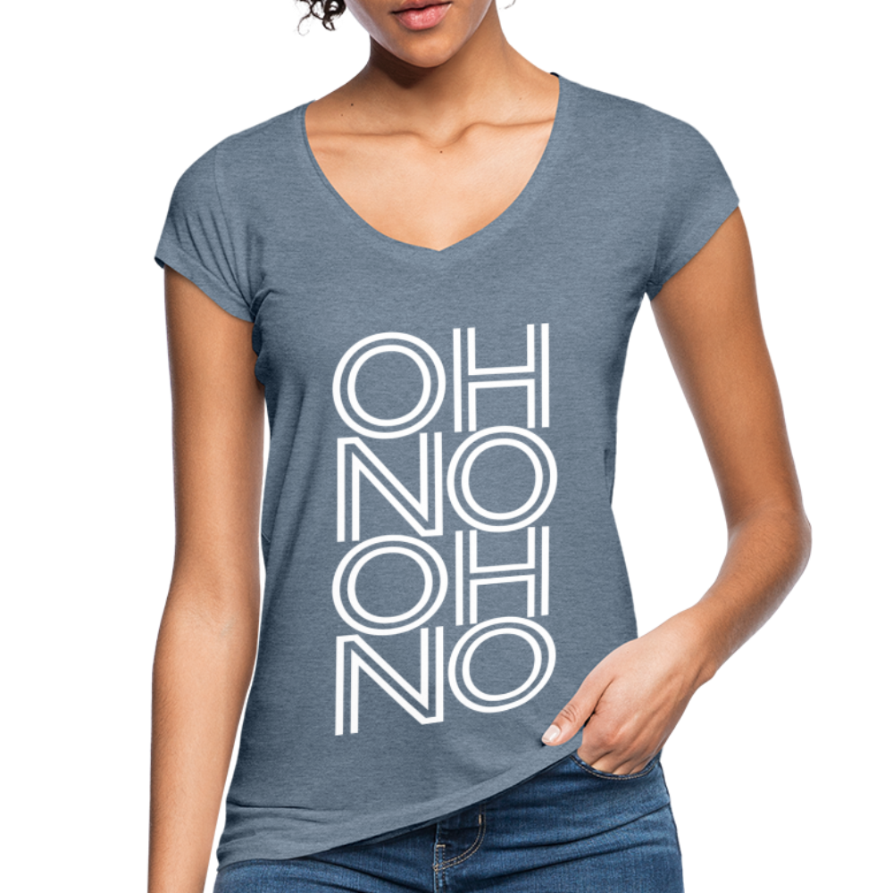 OH NO - Frauen Vintage T-Shirt - Vintage Denim