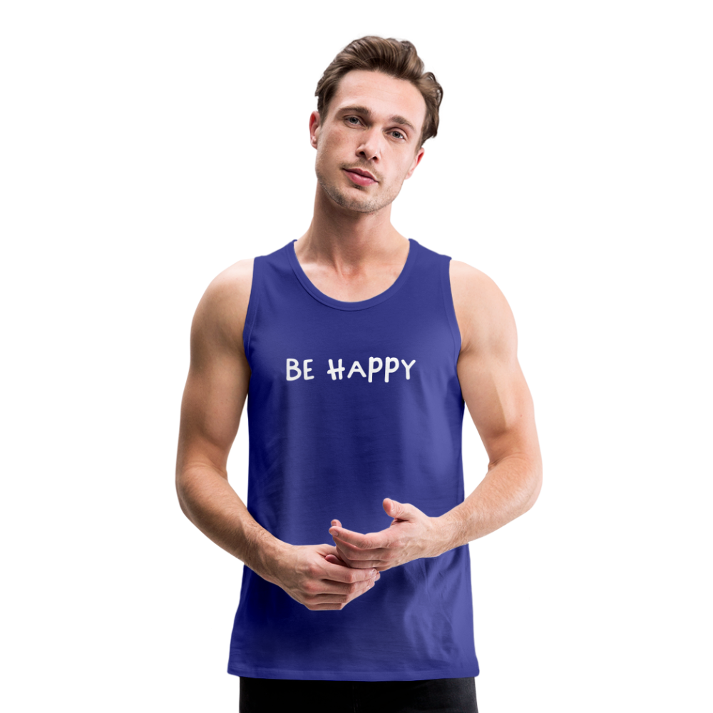 Be Happy - Männer Tank Top - Königsblau