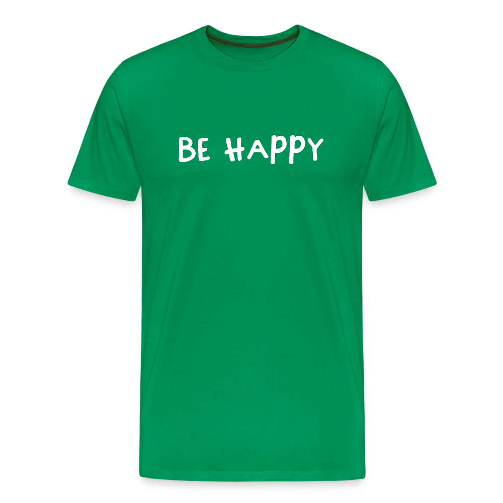 Be Happy - Männer T-Shirt - Kelly Green