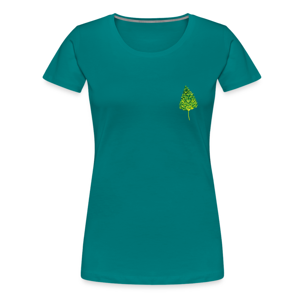 Das Blatt - Frauen T-Shirt - Divablau