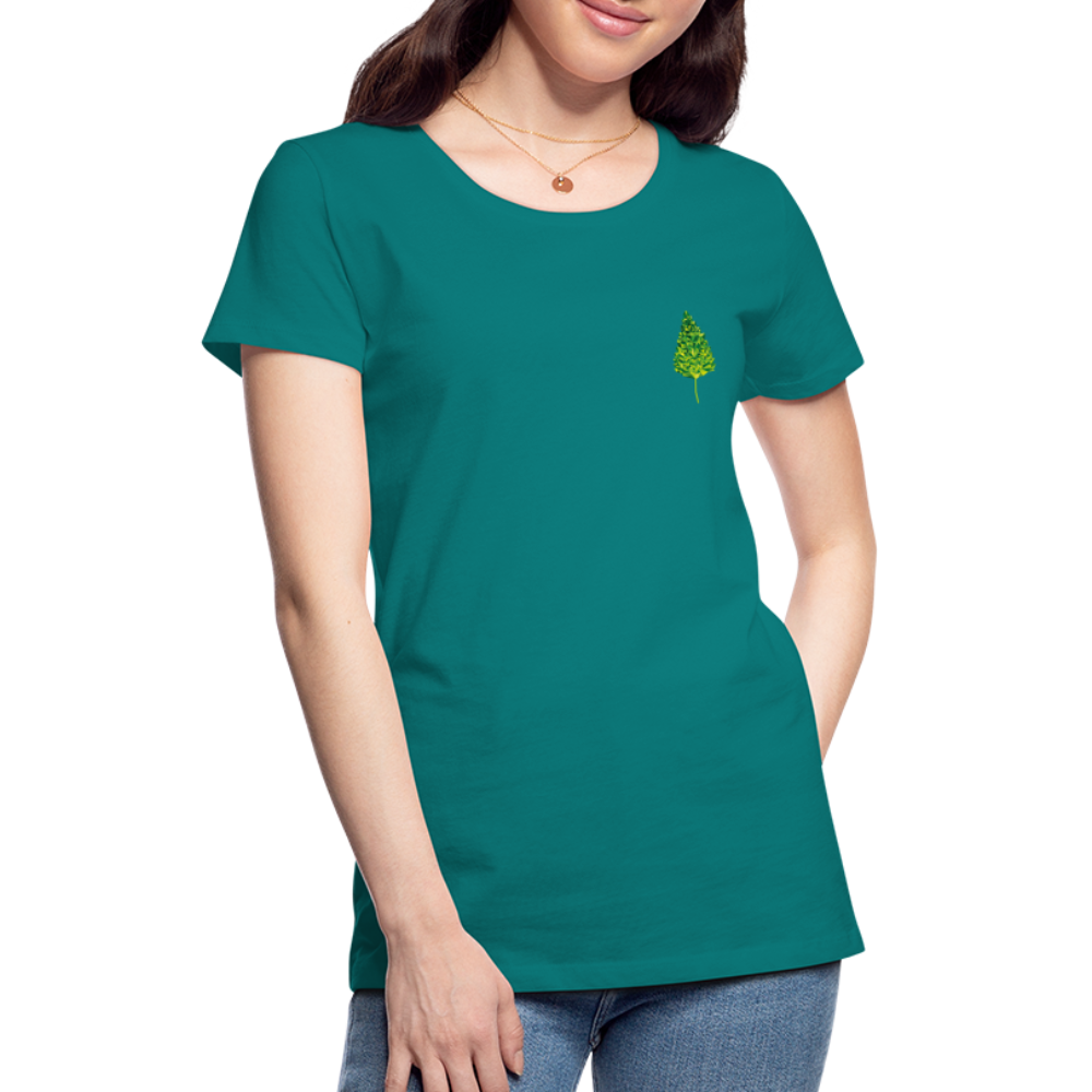 Das Blatt - Frauen T-Shirt - Divablau