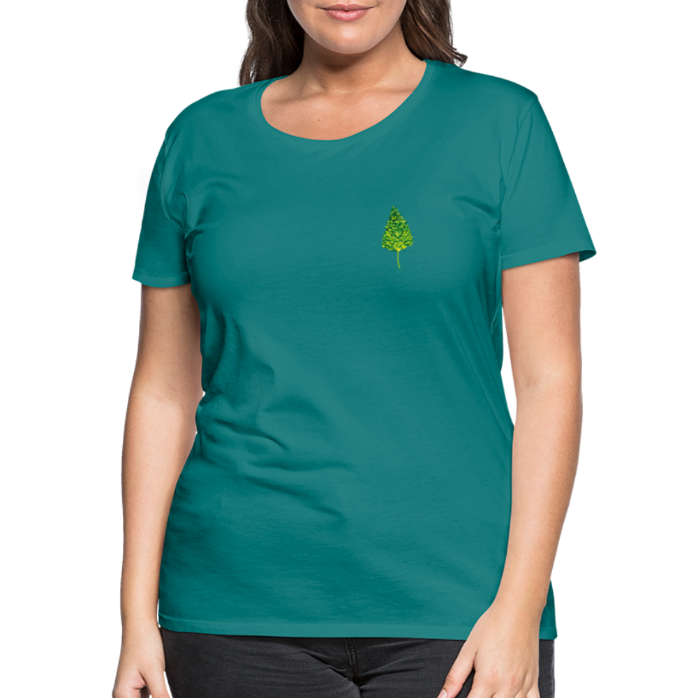 Das Blatt - Frauen T-Shirt - Divablau