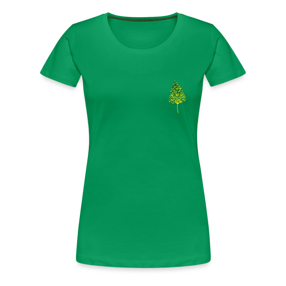 Das Blatt - Frauen T-Shirt - Kelly Green