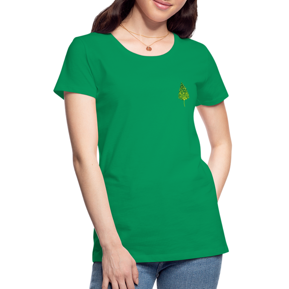 Das Blatt - Frauen T-Shirt - Kelly Green
