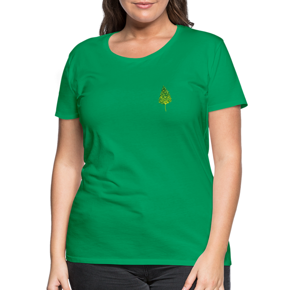 Das Blatt - Frauen T-Shirt - Kelly Green