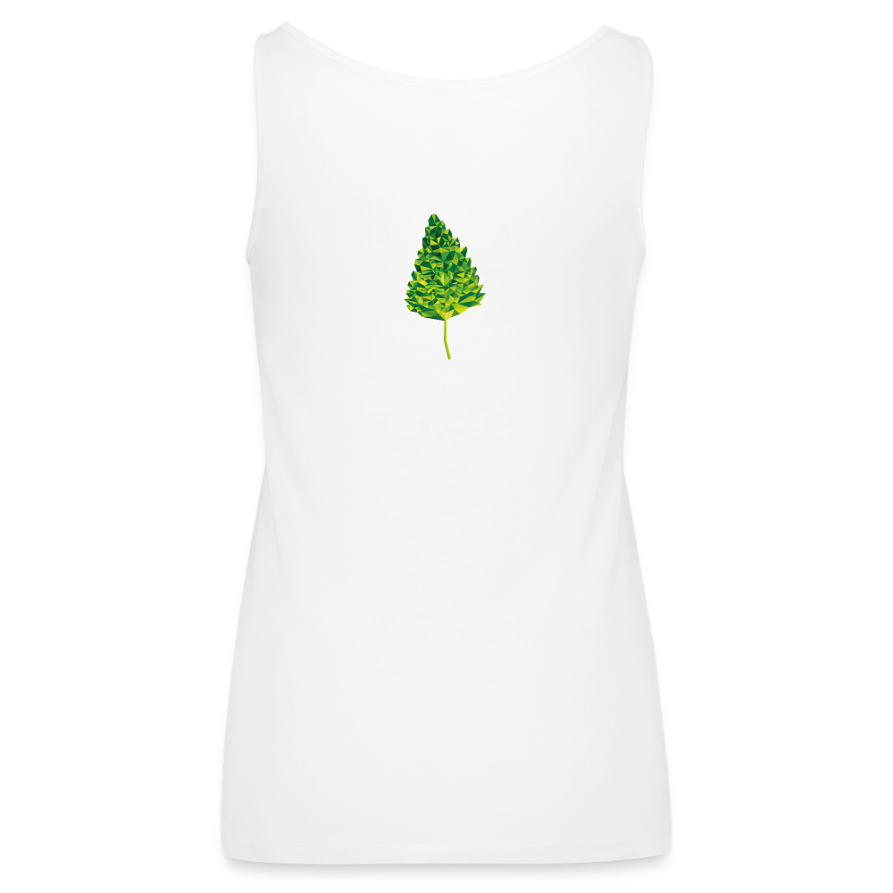 Das Blatt - Frauen Tank Top - weiß