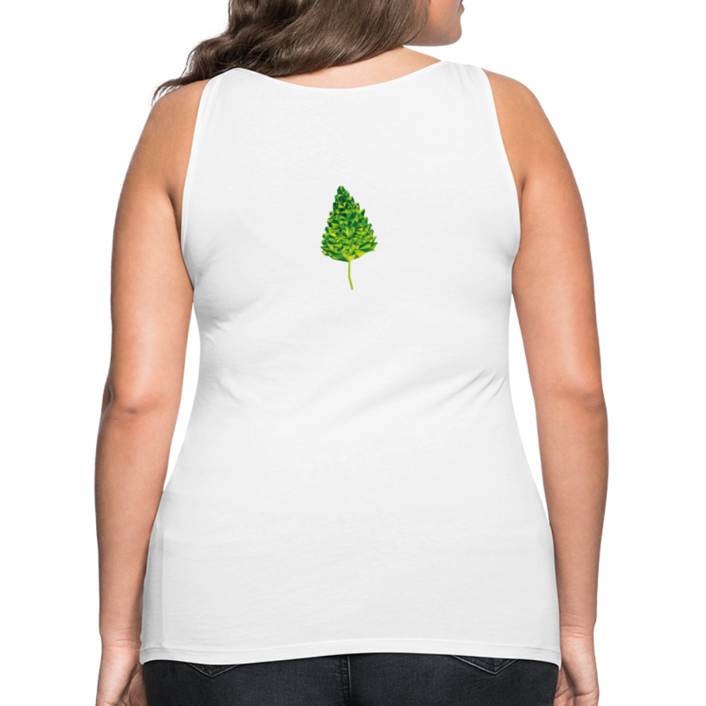 Das Blatt - Frauen Tank Top - weiß