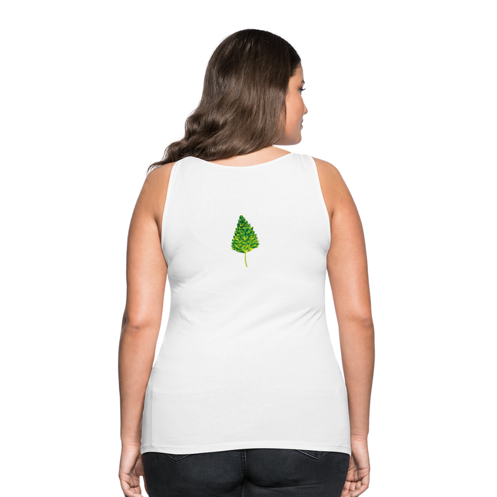 Das Blatt - Frauen Tank Top - weiß