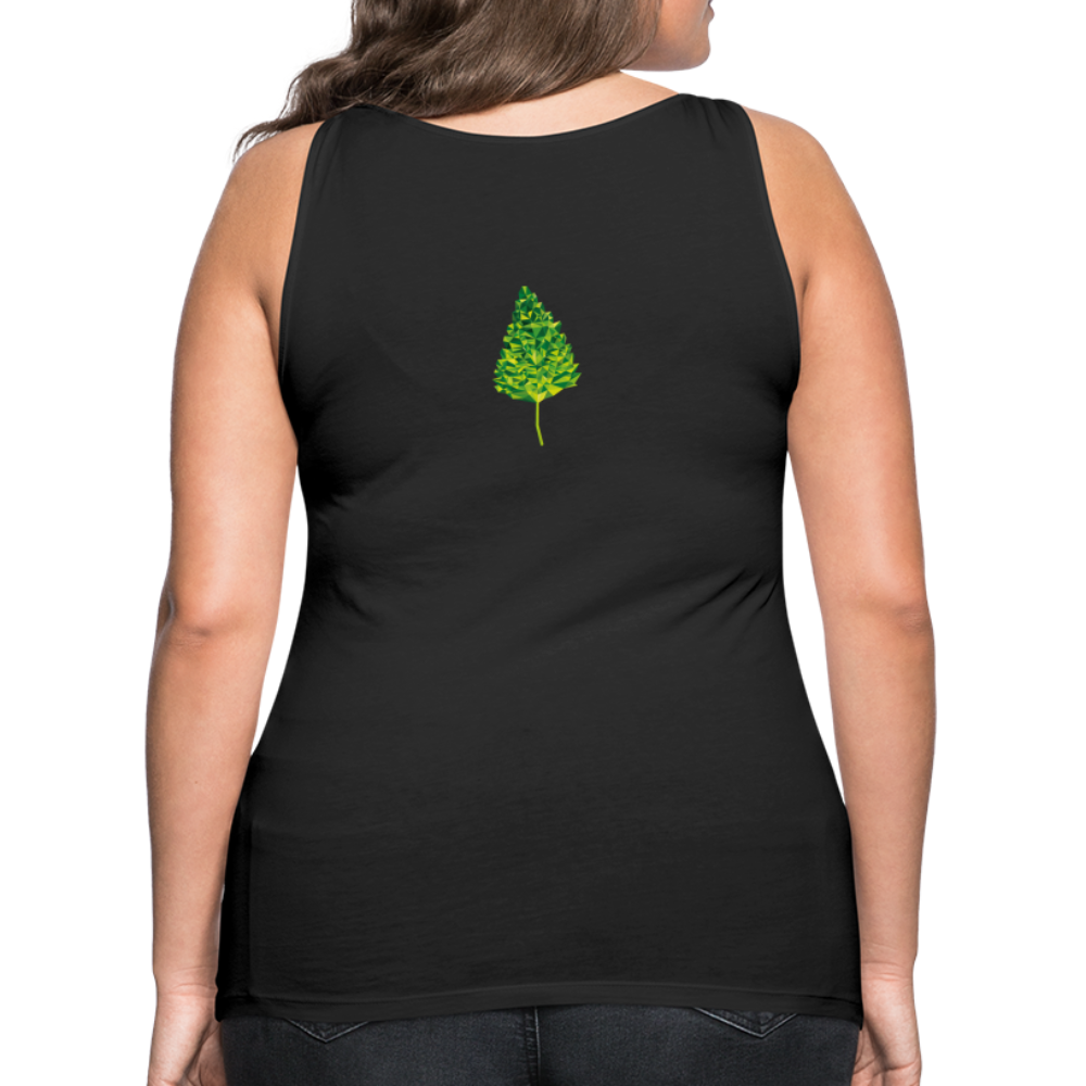 Das Blatt - Frauen Tank Top - Schwarz