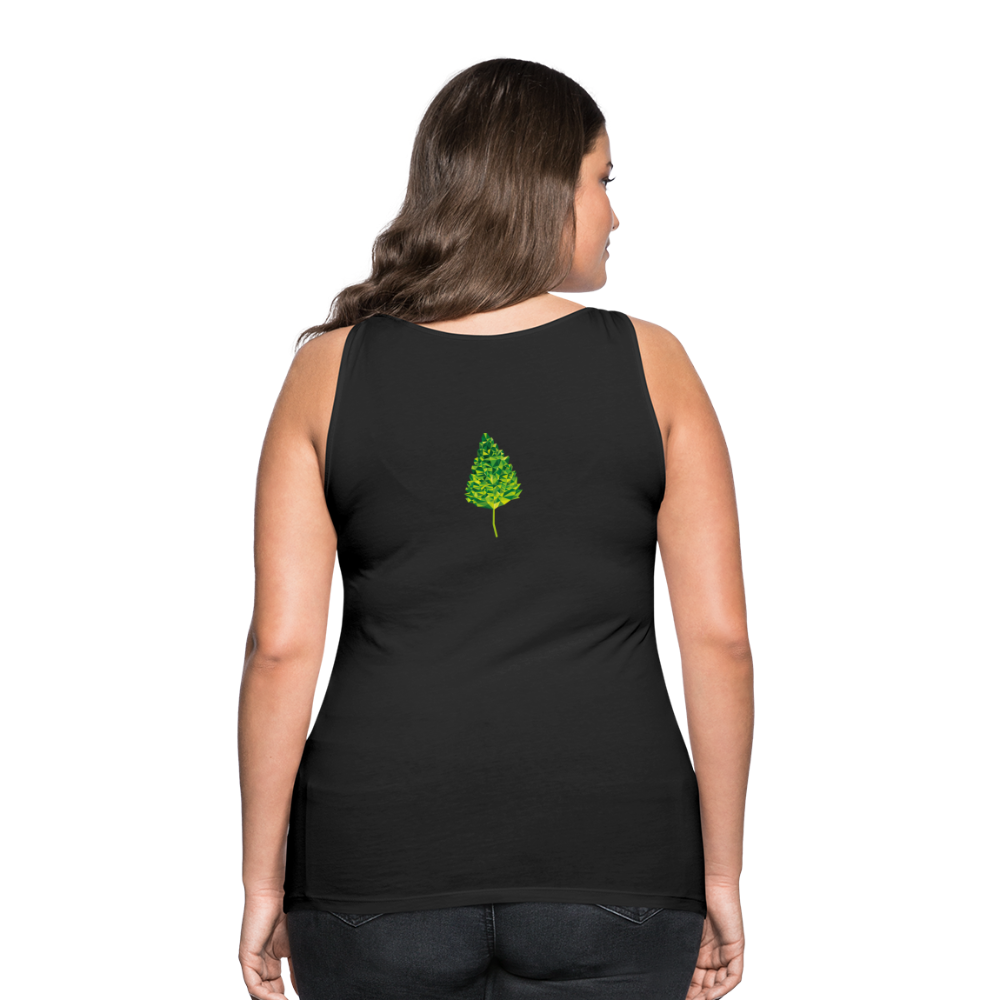 Das Blatt - Frauen Tank Top - Schwarz