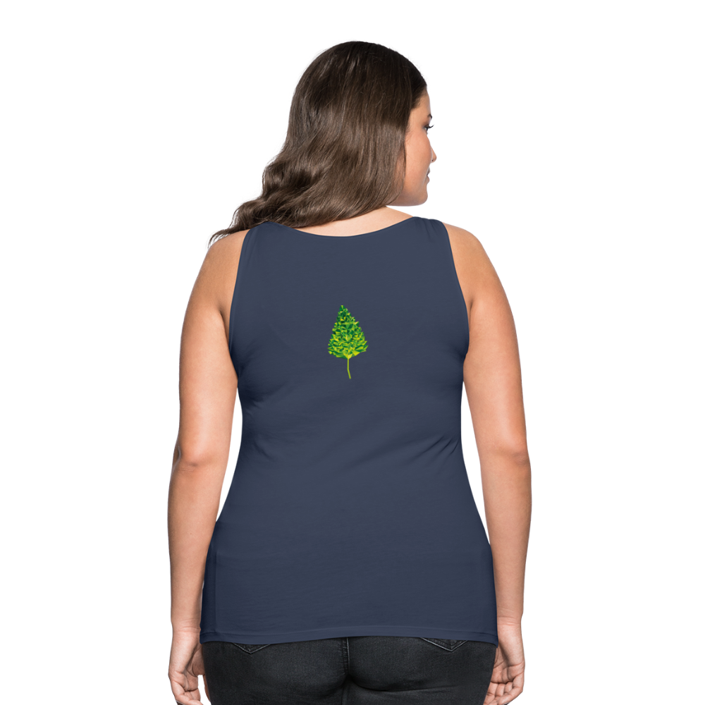 Das Blatt - Frauen Tank Top - Navy