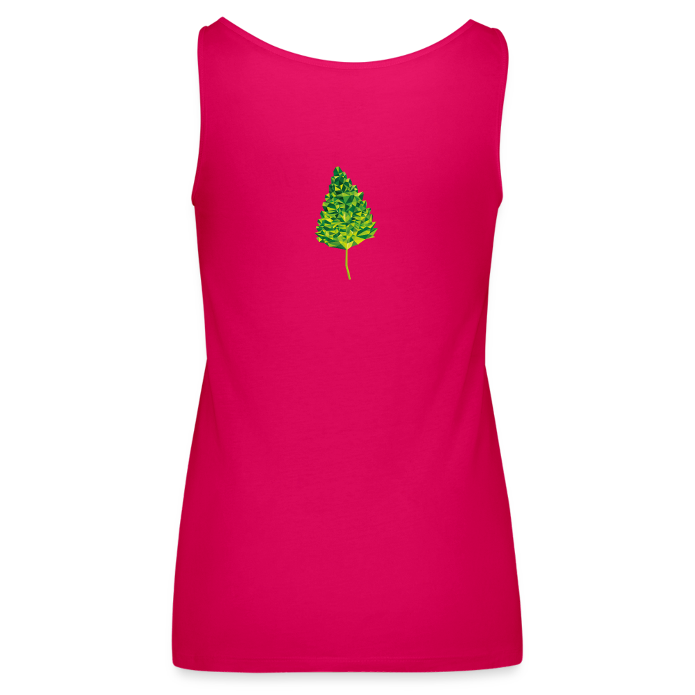 Das Blatt - Frauen Tank Top - dunkles Pink