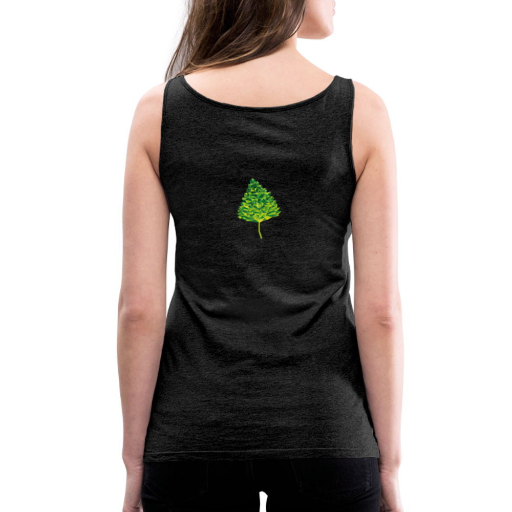 Das Blatt - Frauen Tank Top - Anthrazit