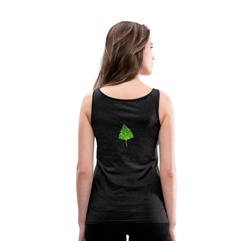 Das Blatt - Frauen Tank Top - Anthrazit