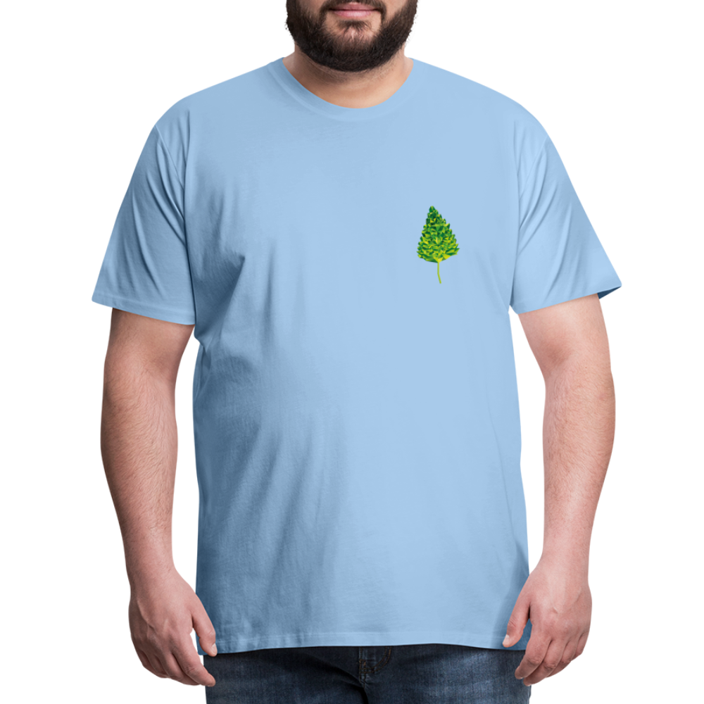 Das Blatt - Männer T-Shirt - Sky