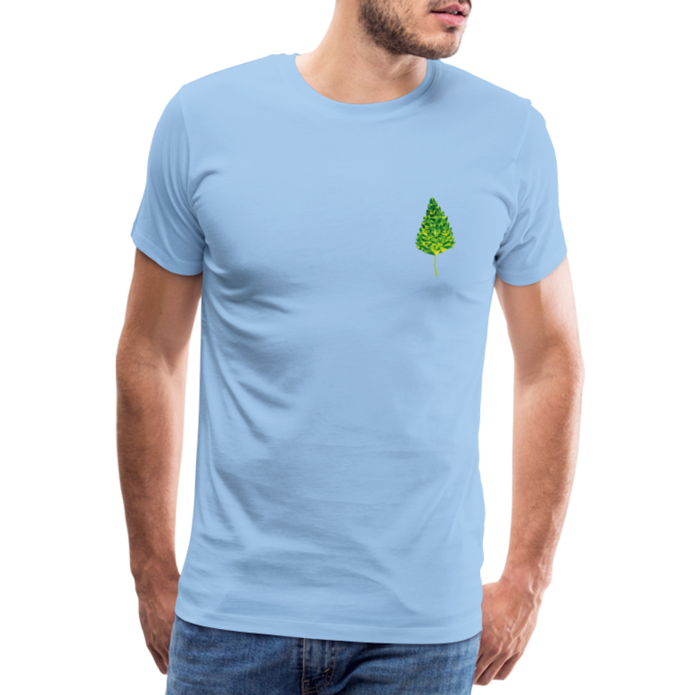Das Blatt - Männer T-Shirt - Sky