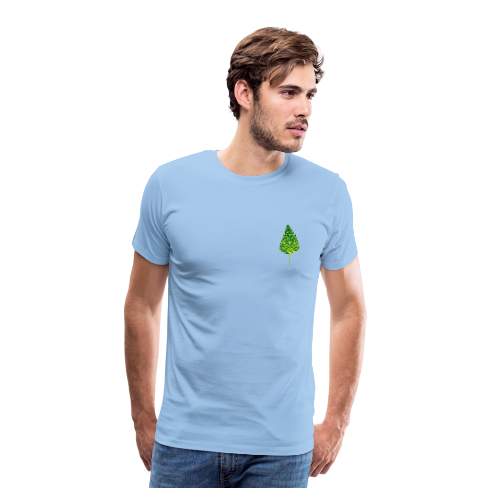Das Blatt - Männer T-Shirt - Sky