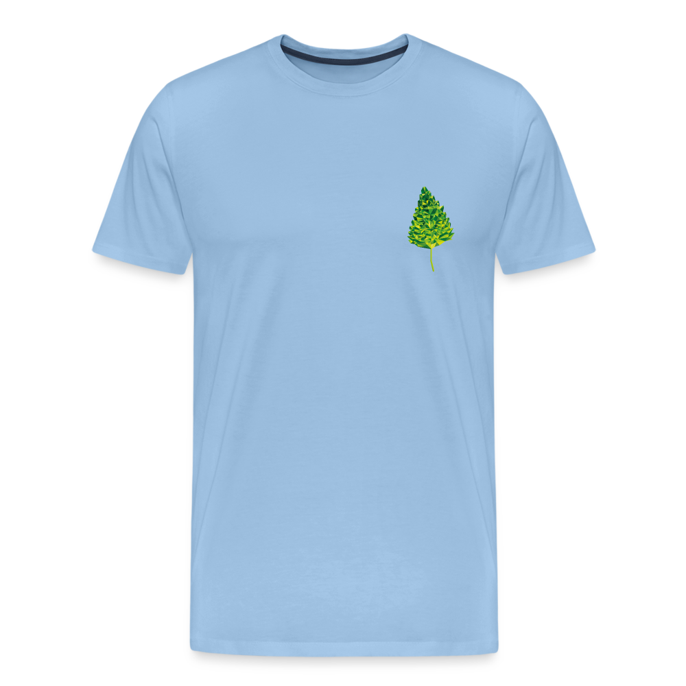 Das Blatt - Männer T-Shirt - Sky