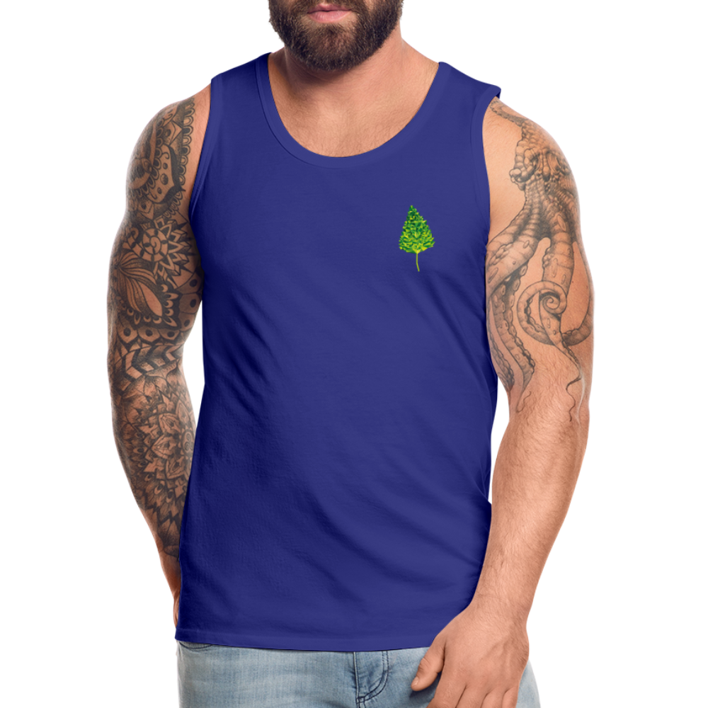Das Blatt - Männer Tank Top - Königsblau