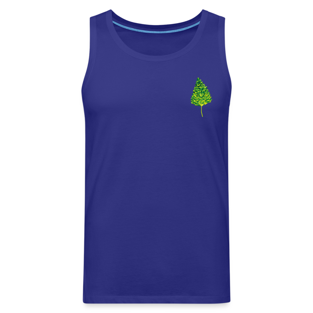 Das Blatt - Männer Tank Top - Königsblau