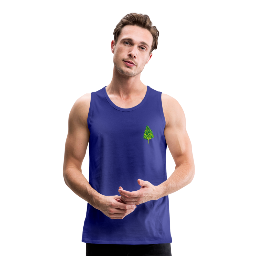 Das Blatt - Männer Tank Top - Königsblau