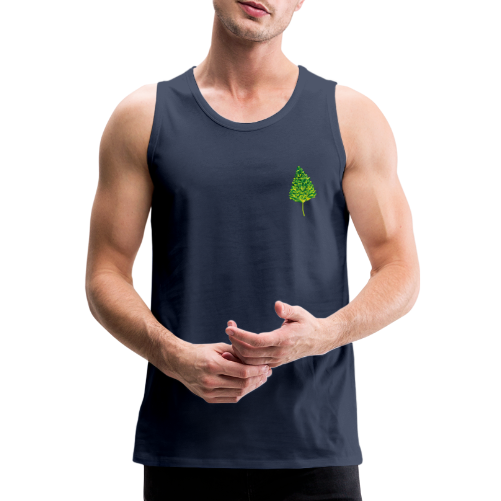 Das Blatt - Männer Tank Top - Navy