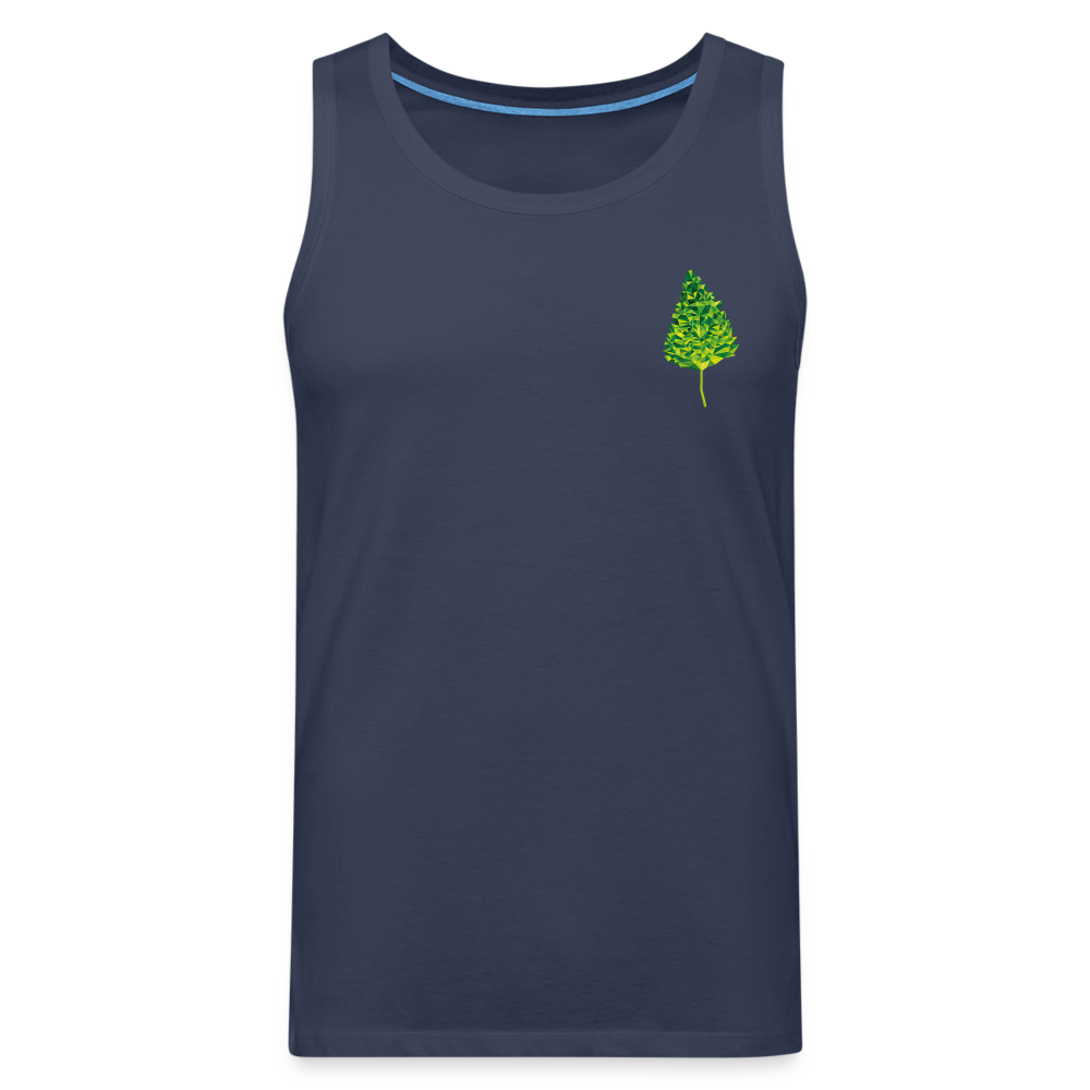 Das Blatt - Männer Tank Top - Navy