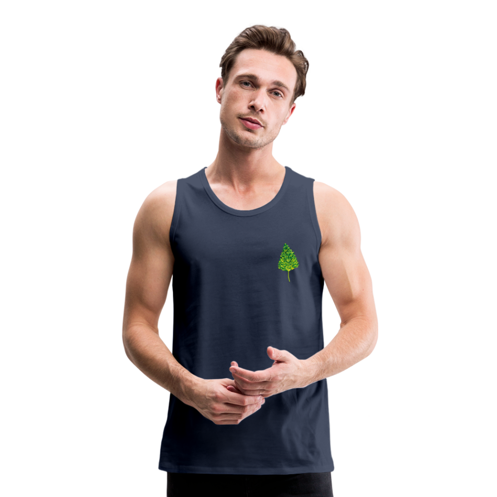 Das Blatt - Männer Tank Top - Navy