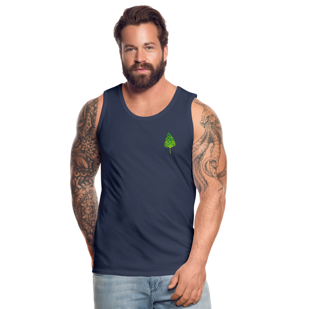 Das Blatt - Männer Tank Top - Navy