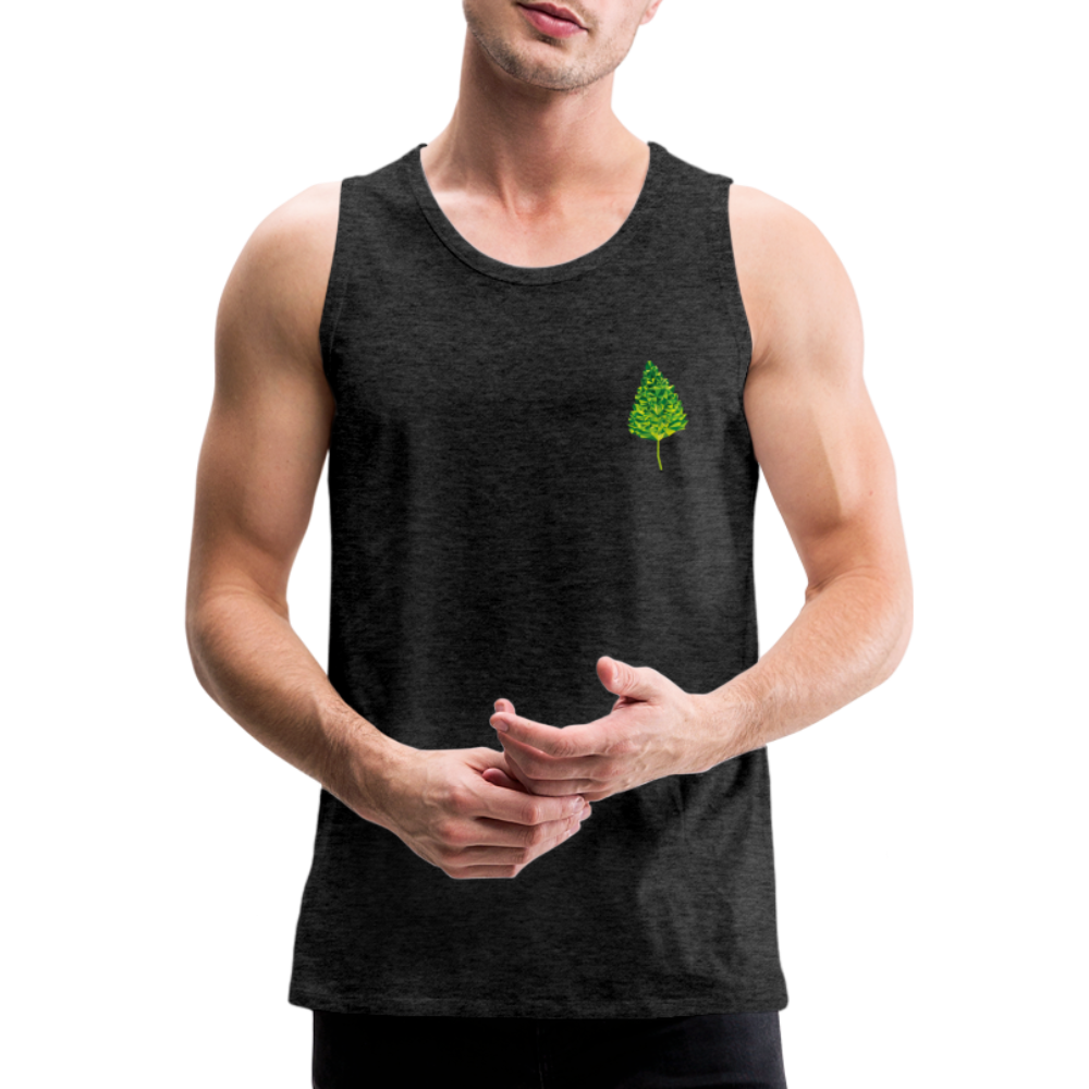 Das Blatt - Männer Tank Top - Anthrazit