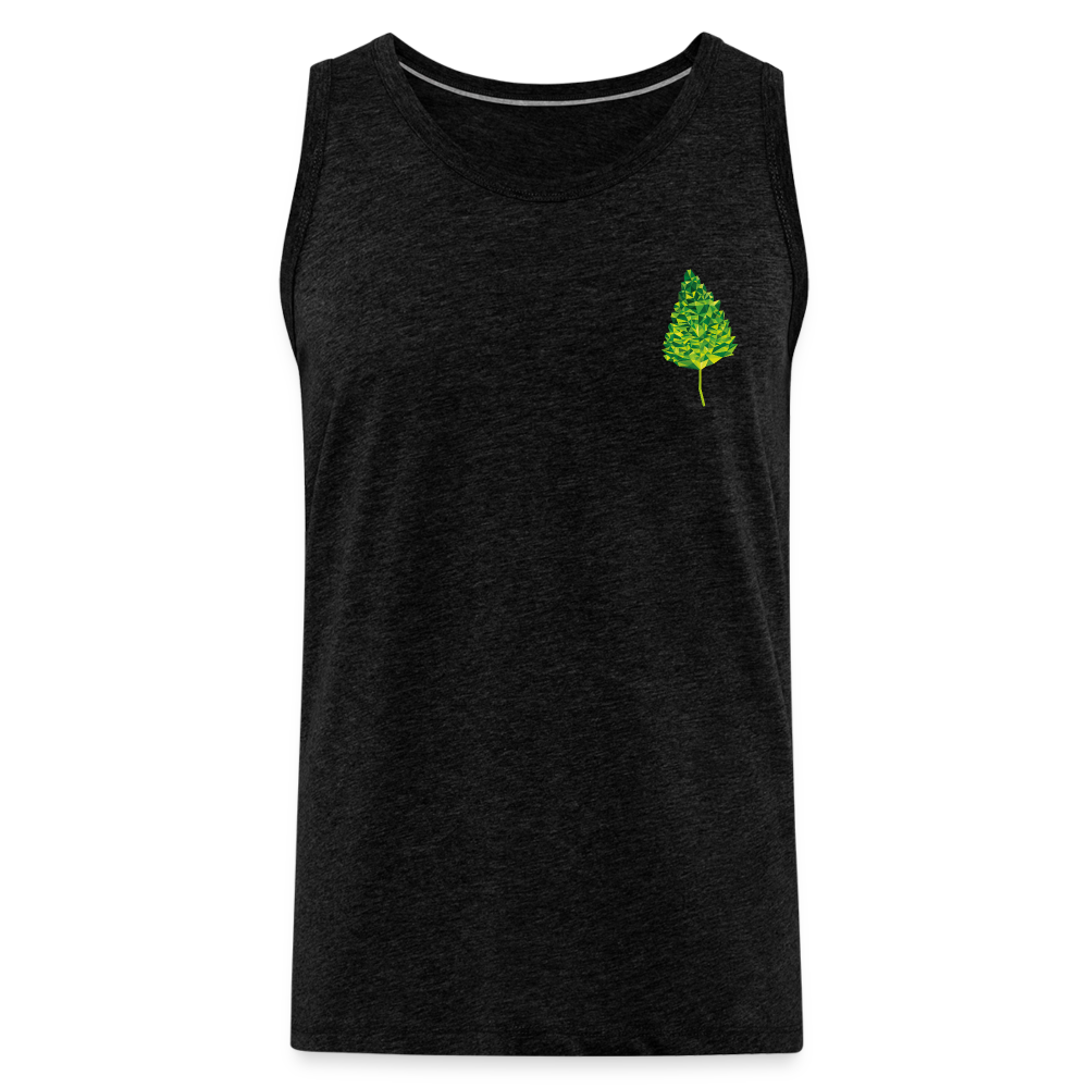 Das Blatt - Männer Tank Top - Anthrazit