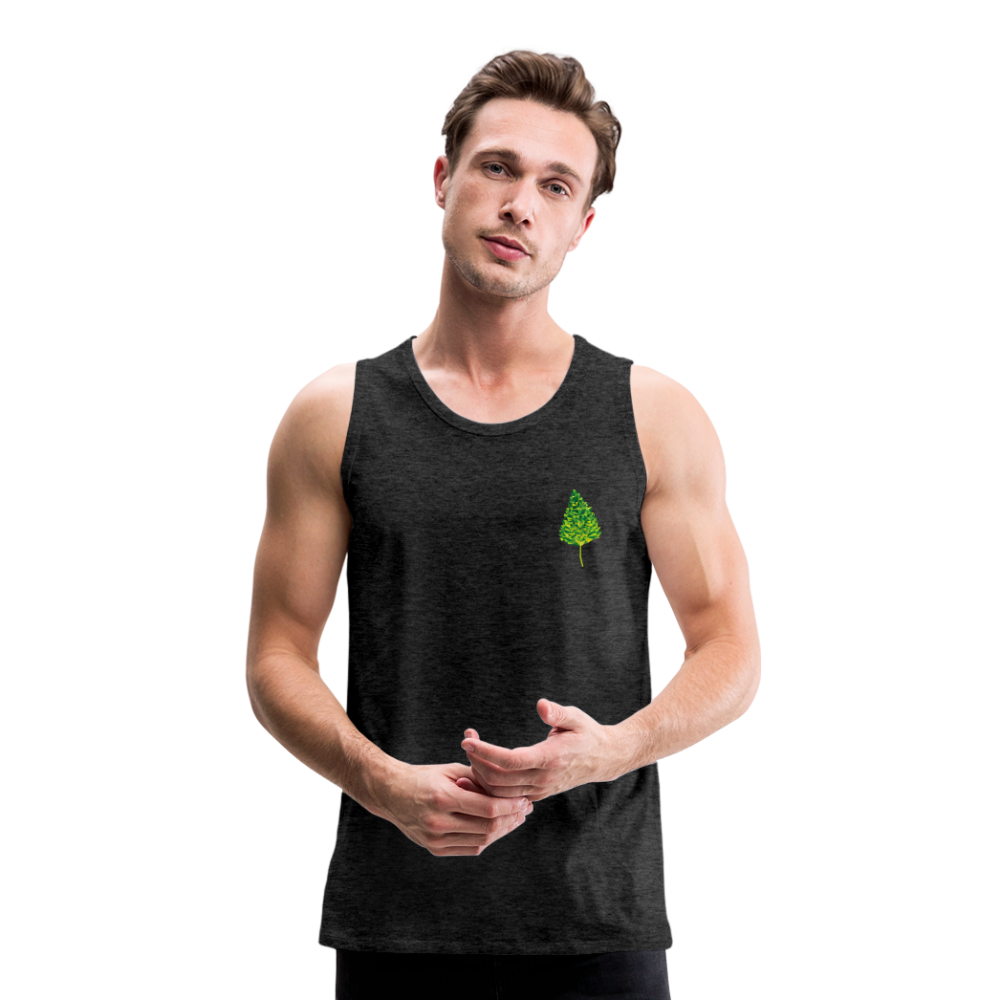 Das Blatt - Männer Tank Top - Anthrazit