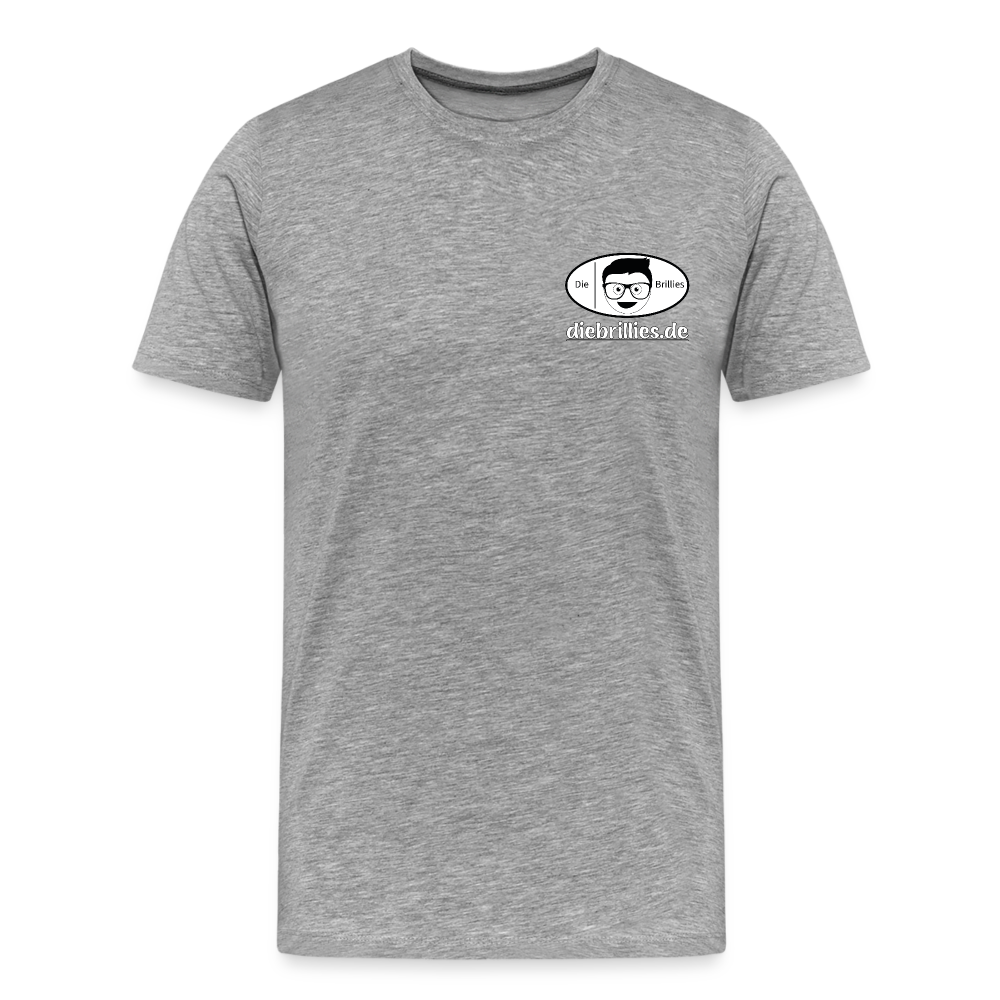 Die Brillies Fanedition - Männer Premium T-Shirt - Grau meliert
