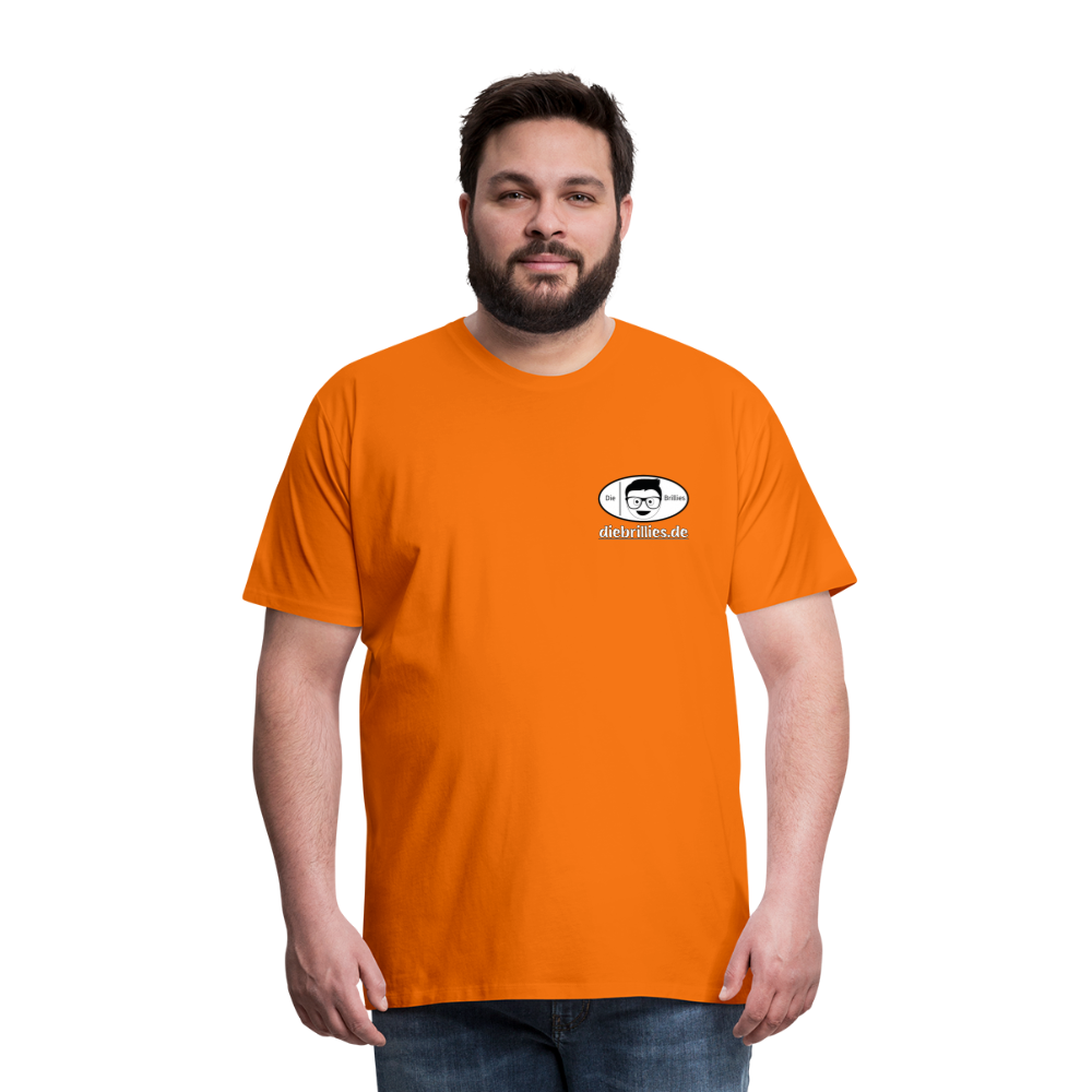 Die Brillies Fanedition - Männer Premium T-Shirt - Orange